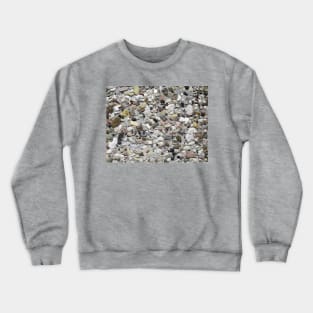 Stones, stone, pebbles, rocks, shingle, nature Crewneck Sweatshirt